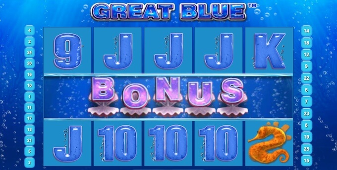 Great Blue Bonus Game