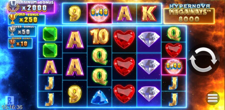 Hypernova Megaways slot