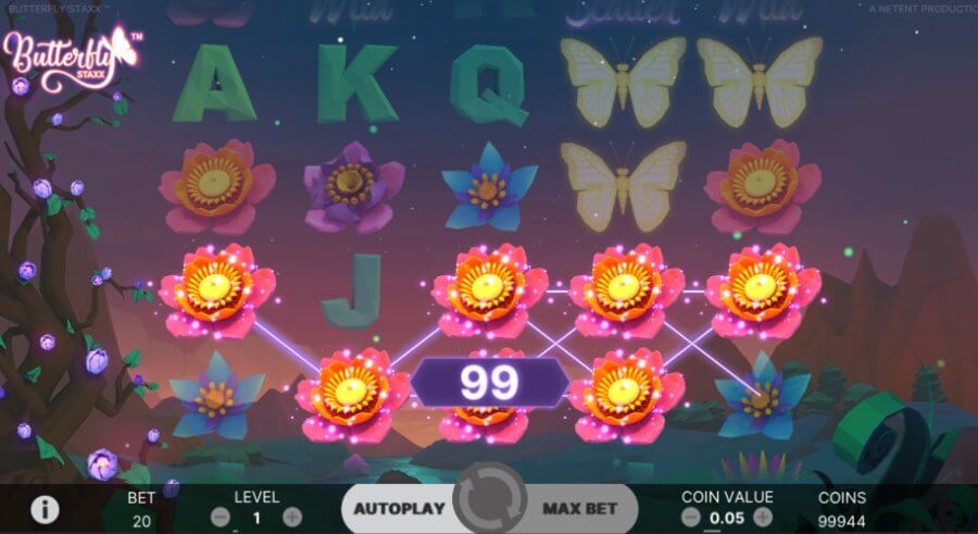 Butterfly Staxx Slot Combination