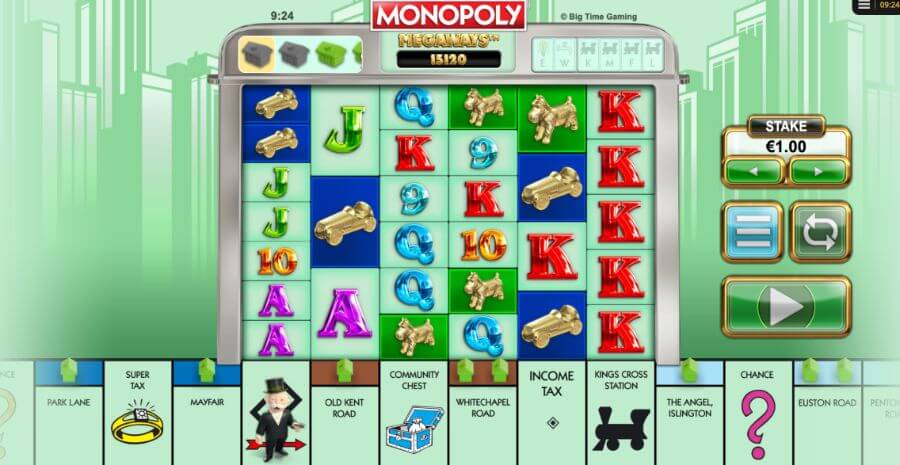 monopoly megaways high volatility slots us online casinos