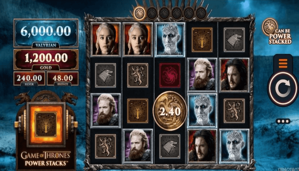 Game of Thrones Power Stacks slot USA Casinos