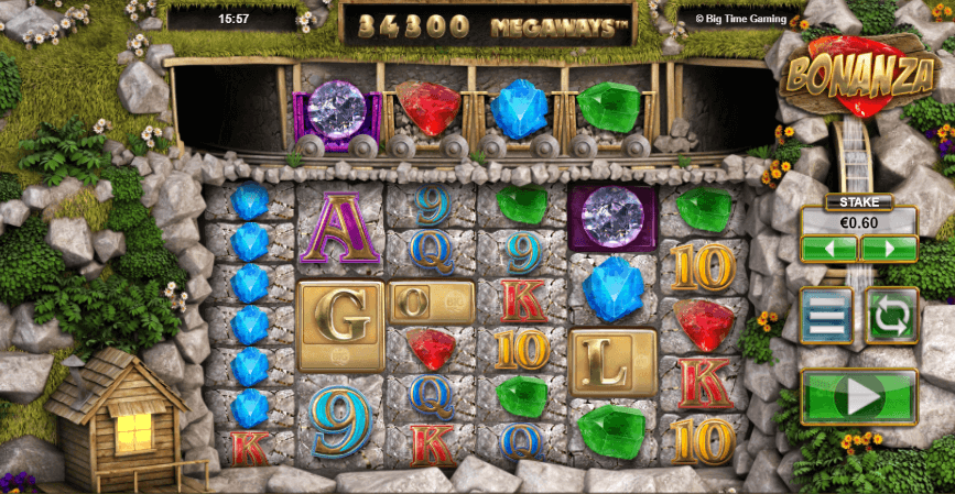 Bonanza Slot main reels